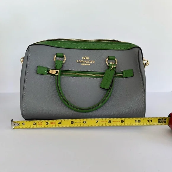 Coach Rowan Satchel Multi Kelly Colorblock (C3428) - Picture 4 of 8